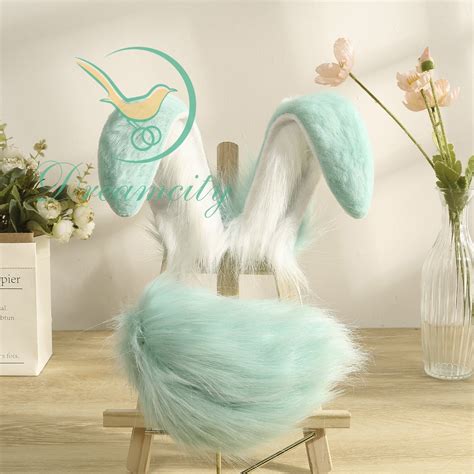 butt olug tail|Custom Lop Bunny Ears and Tails, butt plug tails too